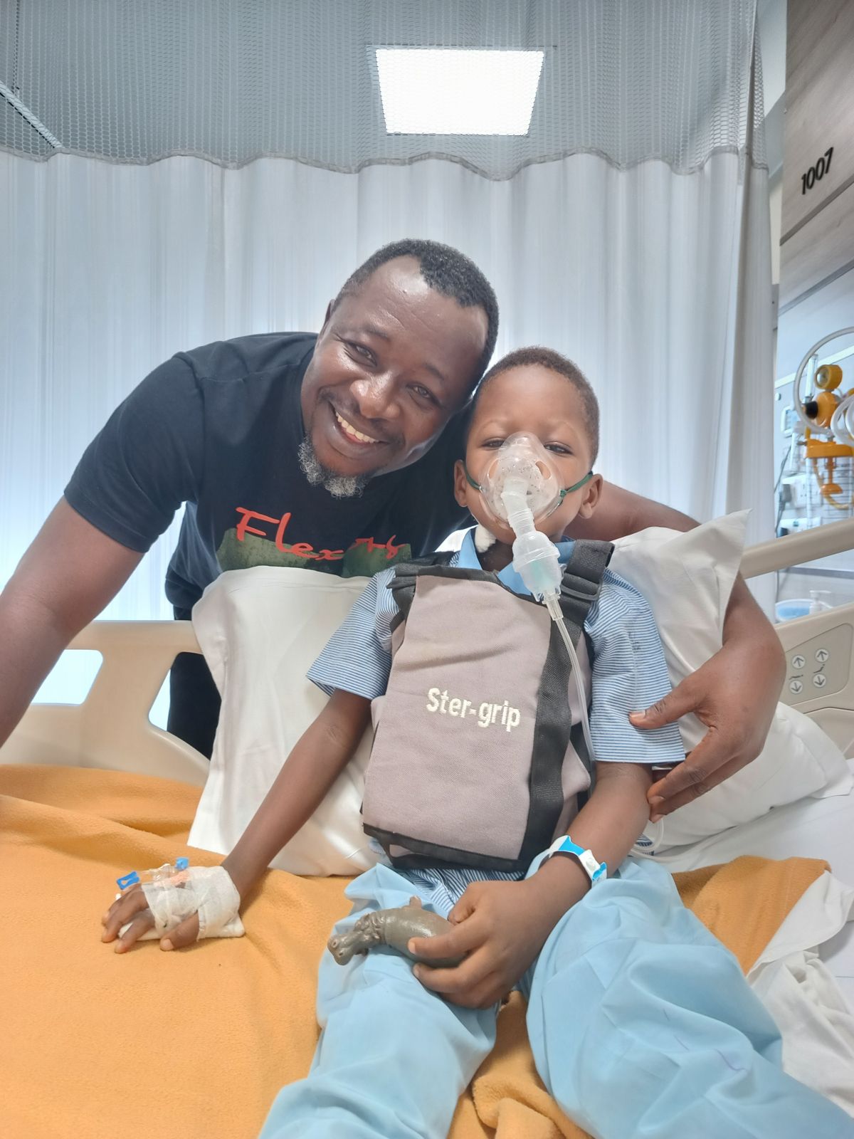 Happy Patient Family with Monk On The Go
